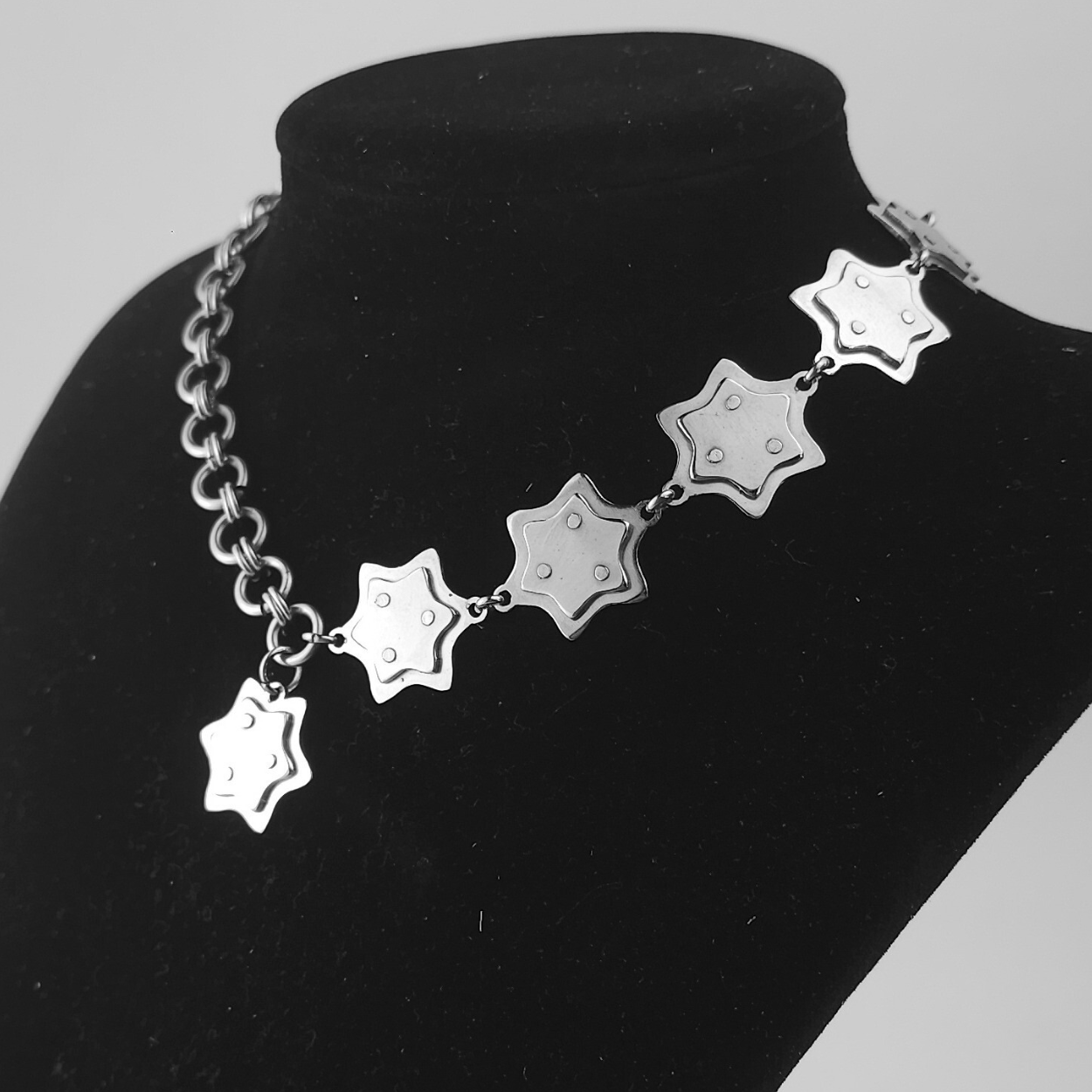 Mini HexaStella Chainmaille Choker
