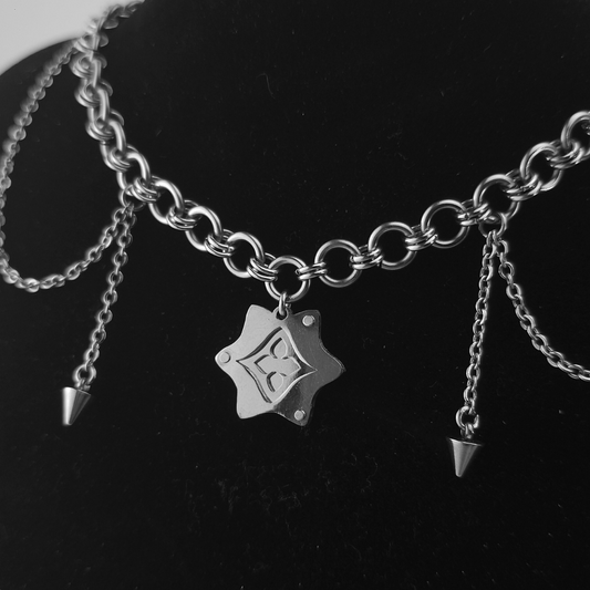 Hexastella Chandelier Chainmaille Choker