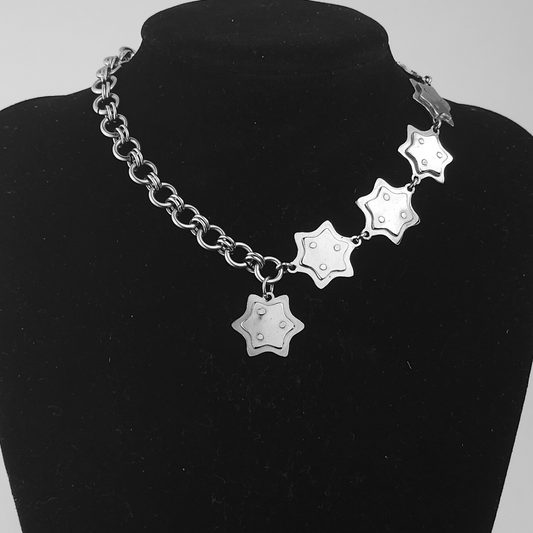 Mini HexaStella Chainmaille Choker