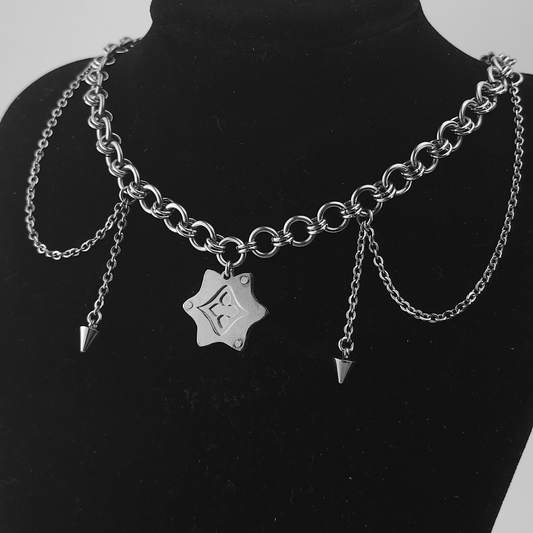 Hexastella Chandelier Chainmaille Choker